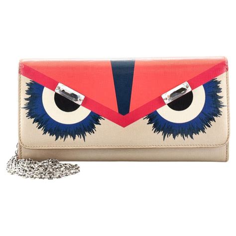 fendi monster wallet ebay|fendi baguette wallet on chain.